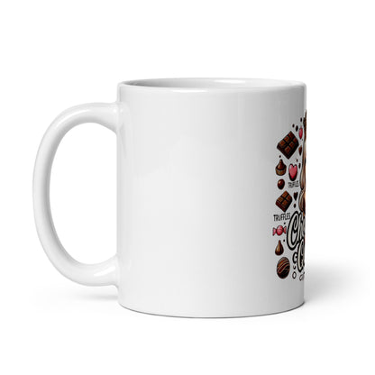 White glossy mug RARE MINDZ